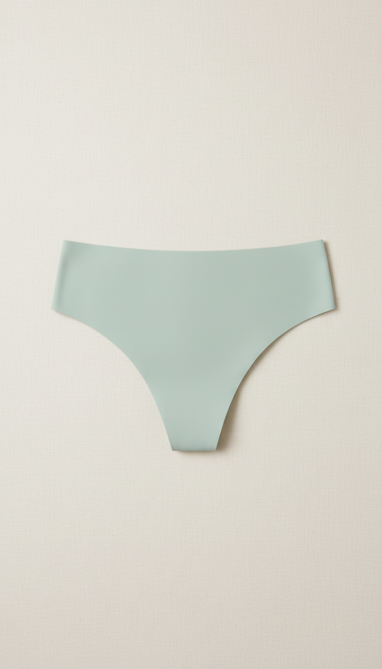 Seamless Thong in Mint Sage