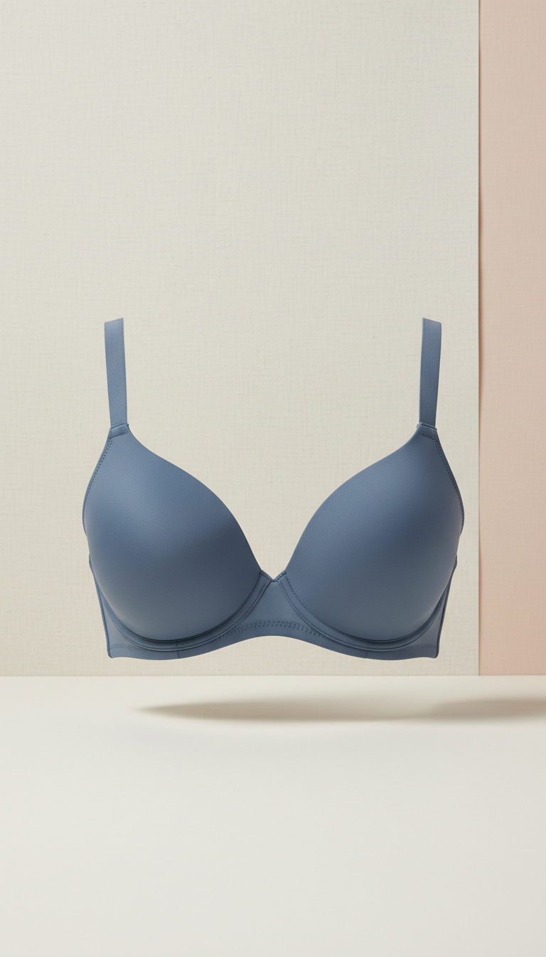 Wirefree Bra in Slate Blue
